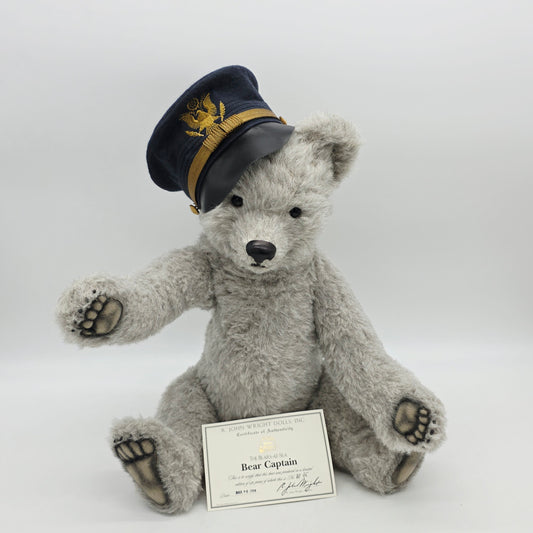 R. John Wright Bear Captain Teddybär 55 cm limitiert