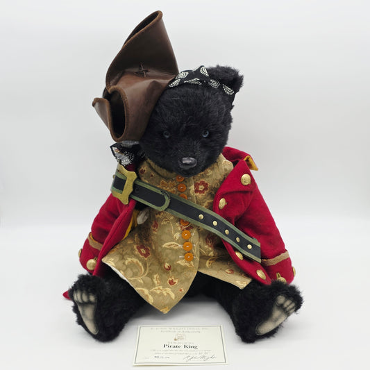 R. John Wright Pirate King Teddybär Artist Proof 58 cm Jahr 2007 limitiert
