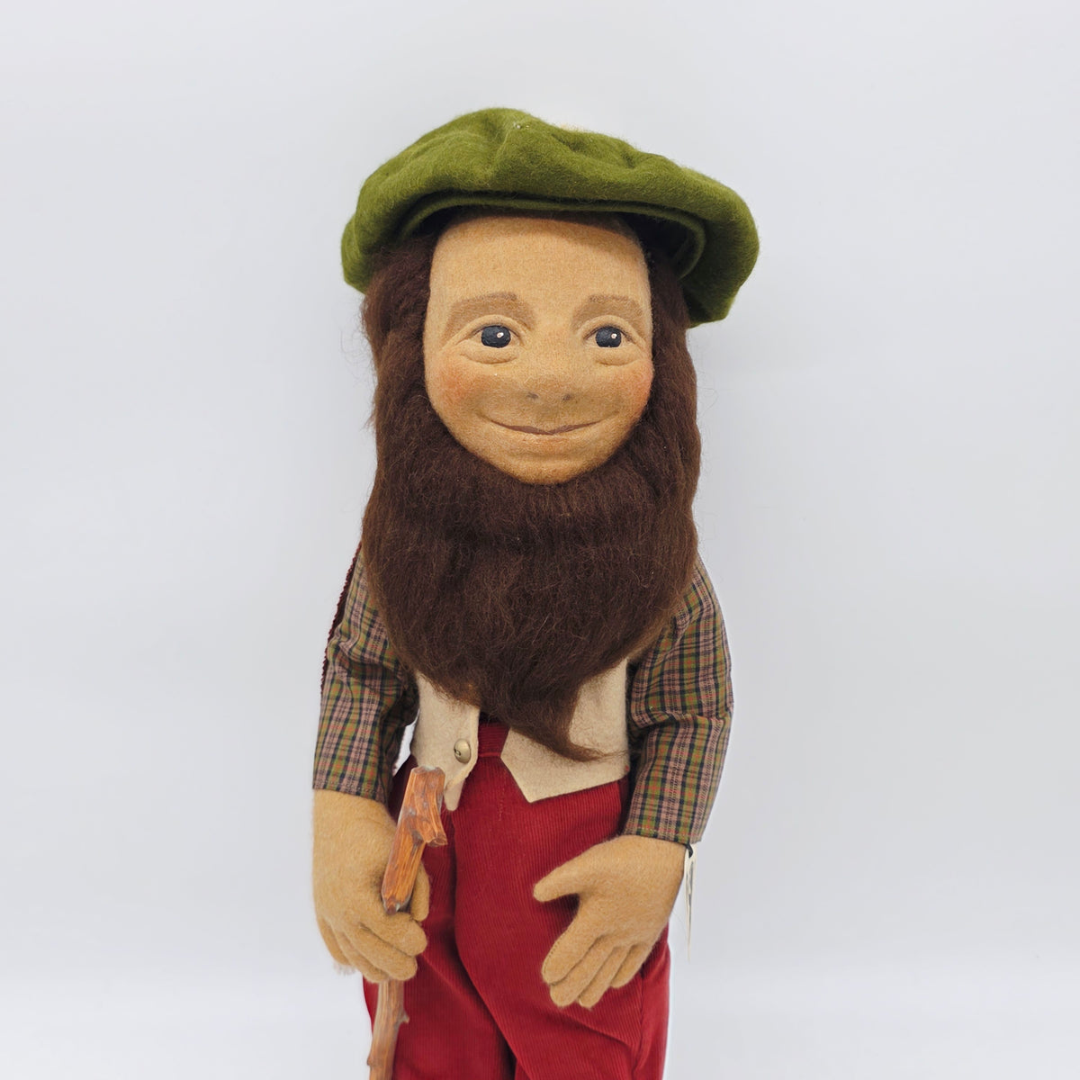 R. John Wright Puppe mit Bart 1989