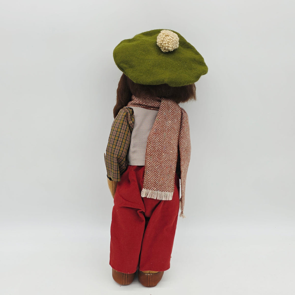 R. John Wright Puppe mit Bart 1989