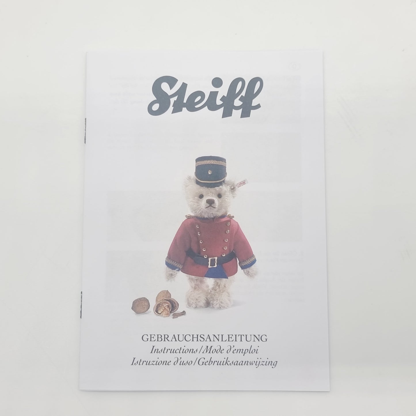 Nr. 12! Steiff 037269 Nussknacker Teddybär 29 cm limitiert 3000 Jahr 2008 aus dem Steiff Archiv