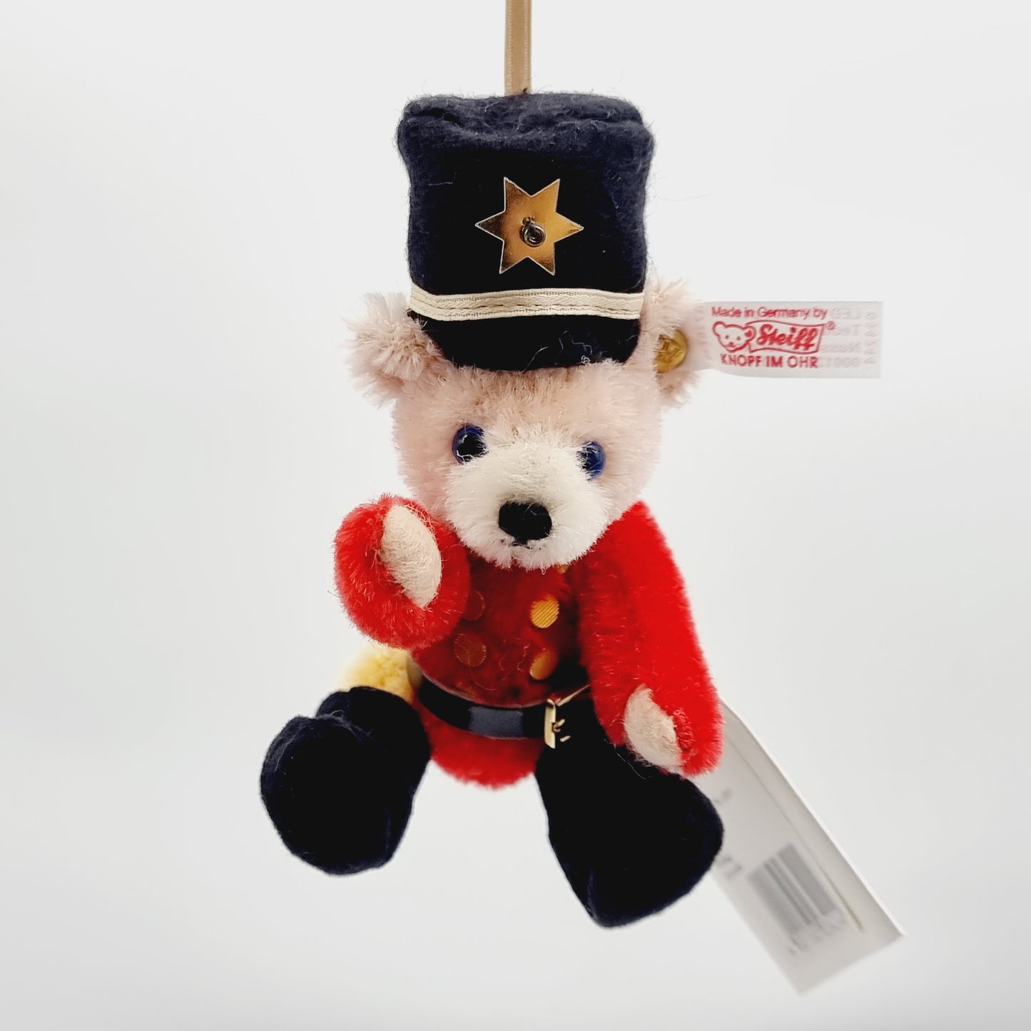 Nr. 12! Steiff 034244 Teddybär Nussknacker Ornament 12 cm aus dem Steiff Archiv