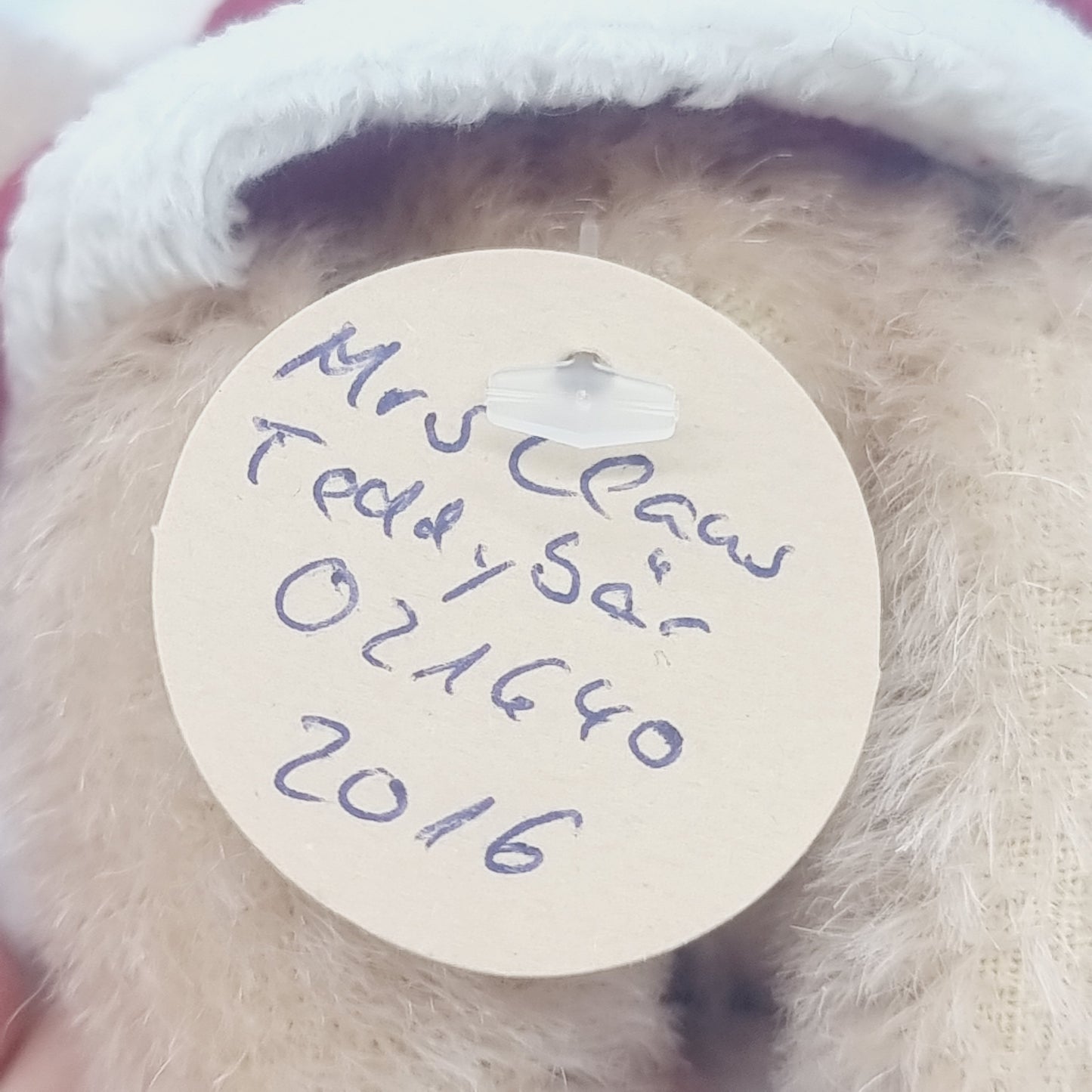 Nr. 12! Steiff 021640 Mrs. Claus Teddybär 14 cm Jahr 2016 aus dem Steiff Archiv