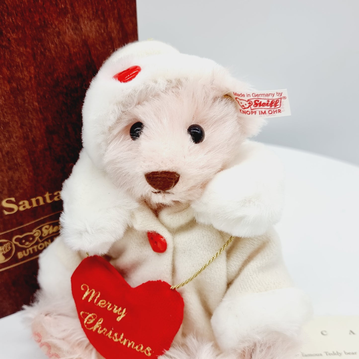 Nr. 12! Steiff 675843 Little Santa 2003 Teddybär