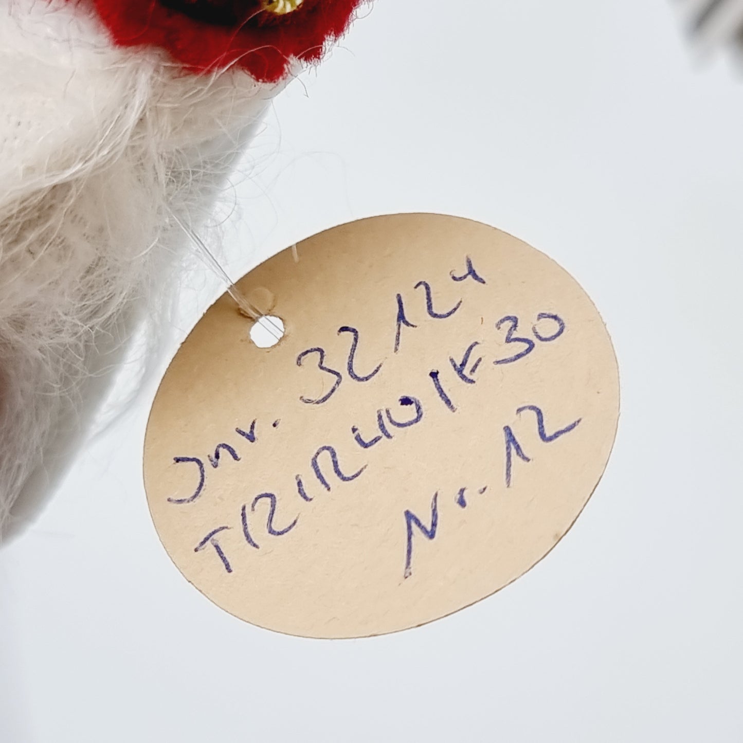 Nr. 12! Steiff 006920 Weihnachtspferd Ornament 10 cm aus dem Steiff Archiv