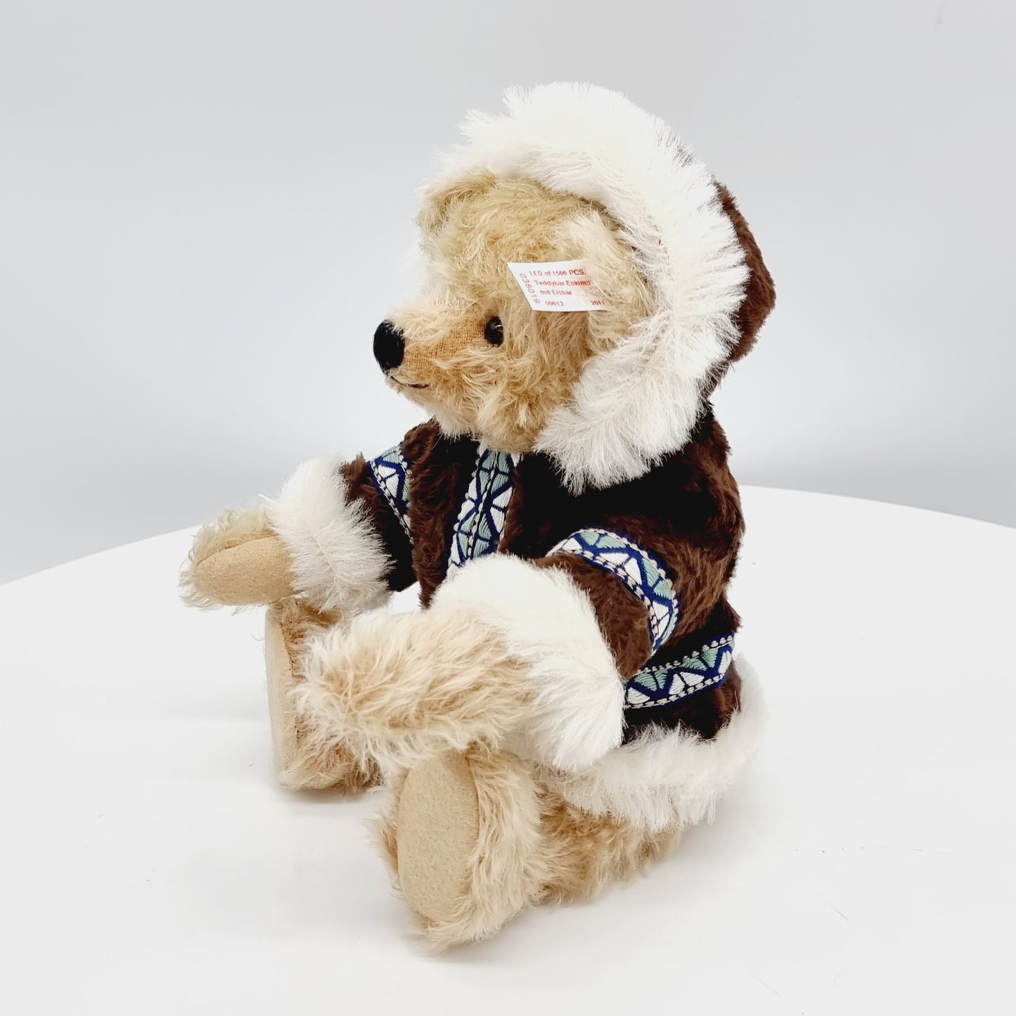 Nr. 12! Steiff 036019 Teddybär Matou Eskimo mit Eisbär 26 cm aus dem Steiff Archiv