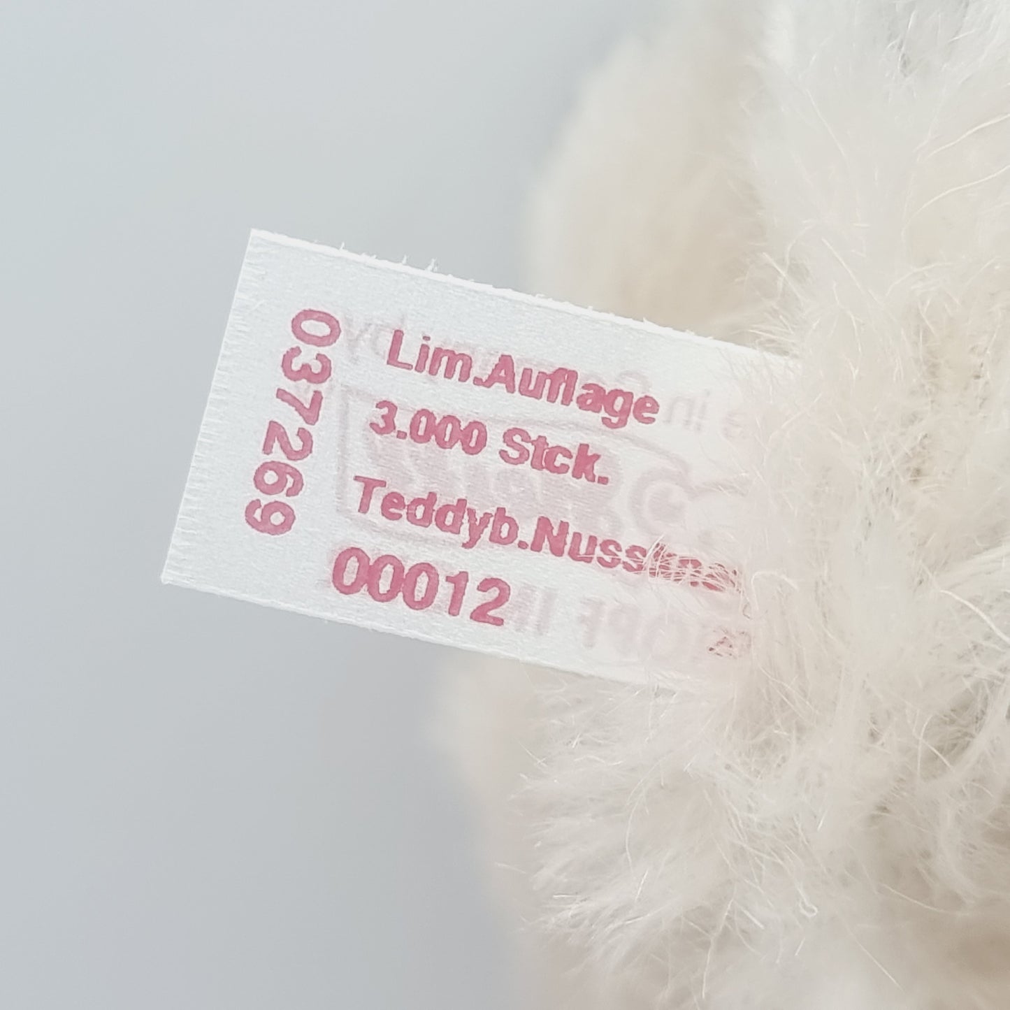 Nr. 12! Steiff 037269 Nussknacker Teddybär 29 cm limitiert 3000 Jahr 2008 aus dem Steiff Archiv