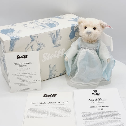 Nr. 12! Steiff 038822 Teddybär Engel Sophia Schutzengel limitiert 2008 22 cm aus dem Steiff Archiv