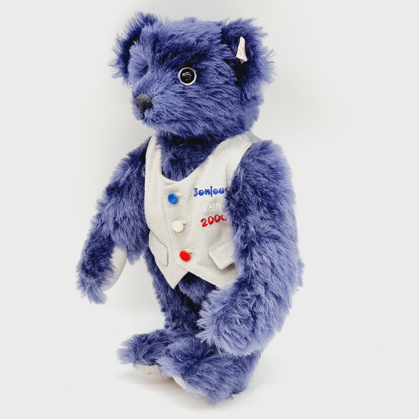 Steiff Teddybär Ours Bonjour l' An 2000 658075 limitiert 1500 aus 1999 34cm