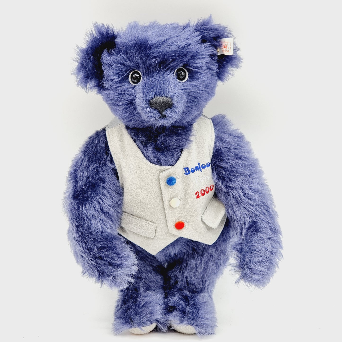 Steiff Teddybär Ours Bonjour l' An 2000 658075 limitiert 1500 aus 1999 34cm