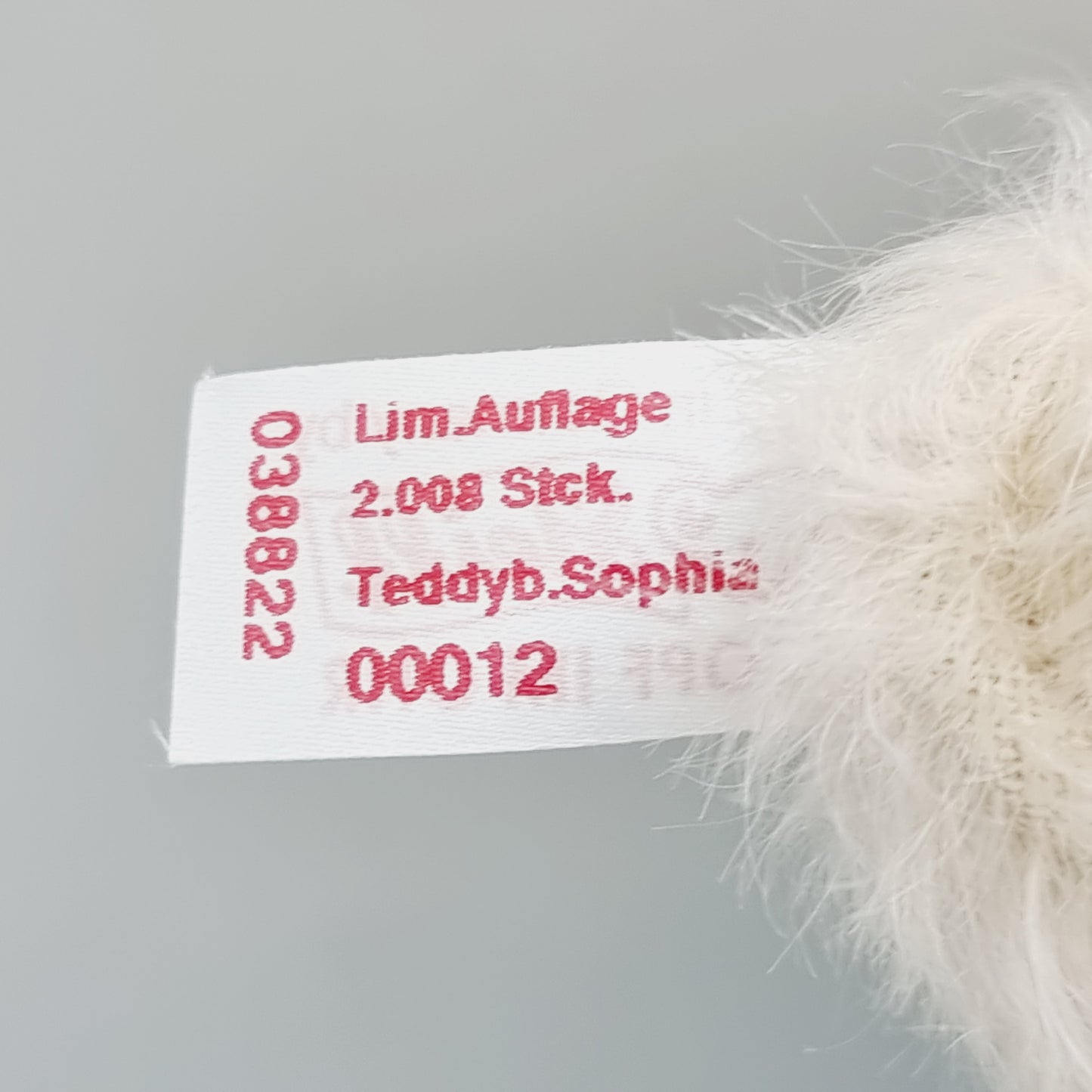 Nr. 12! Steiff 038822 Teddybär Engel Sophia Schutzengel limitiert 2008 22 cm aus dem Steiff Archiv