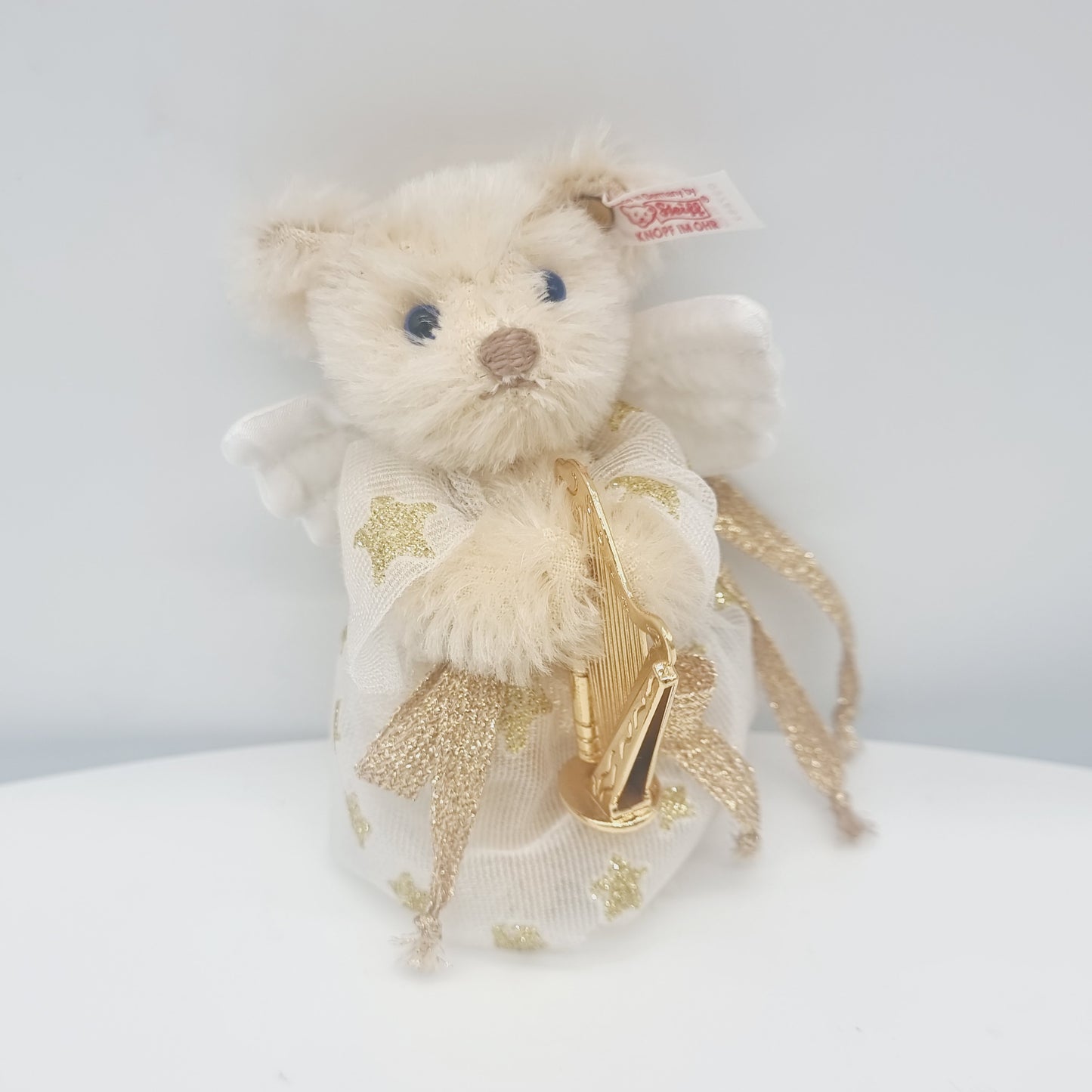 Nr. 12! Steiff 037863 Engel Ornament Teddybär 11 cm aus dem Steiff Archiv