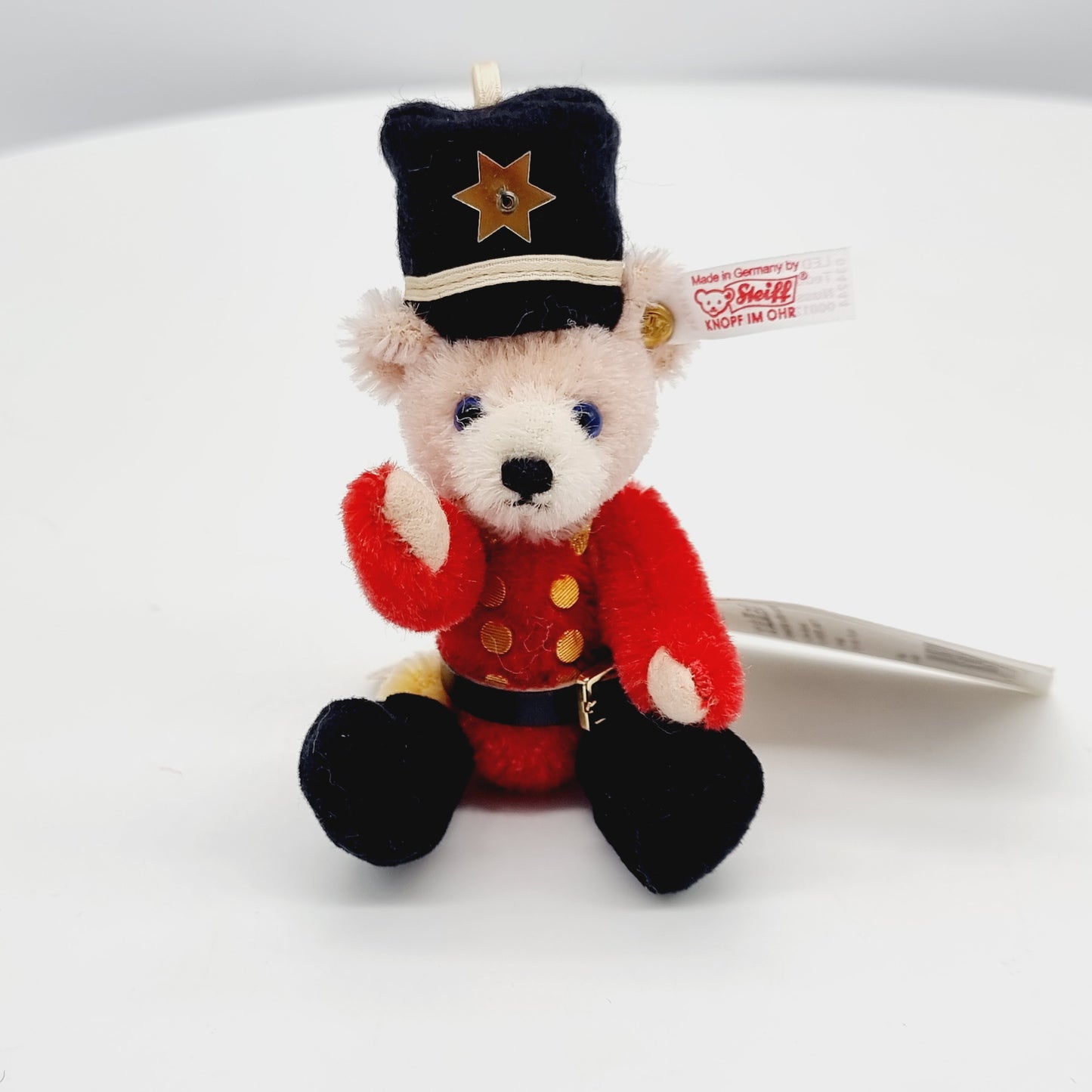 Nr. 12! Steiff 034244 Teddybär Nussknacker Ornament 12 cm aus dem Steiff Archiv