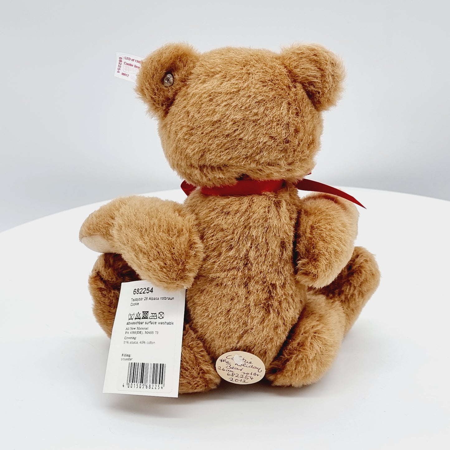 Nr. 12! Steiff 682254 Teddybär Cookie the Holiday Bear limitiert 1500 aus 2012 25 cm aus dem Steiff Archiv