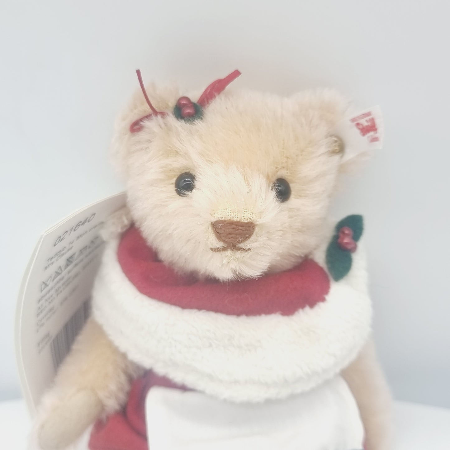 Nr. 12! Steiff 021640 Mrs. Claus Teddybär 14 cm Jahr 2016 aus dem Steiff Archiv