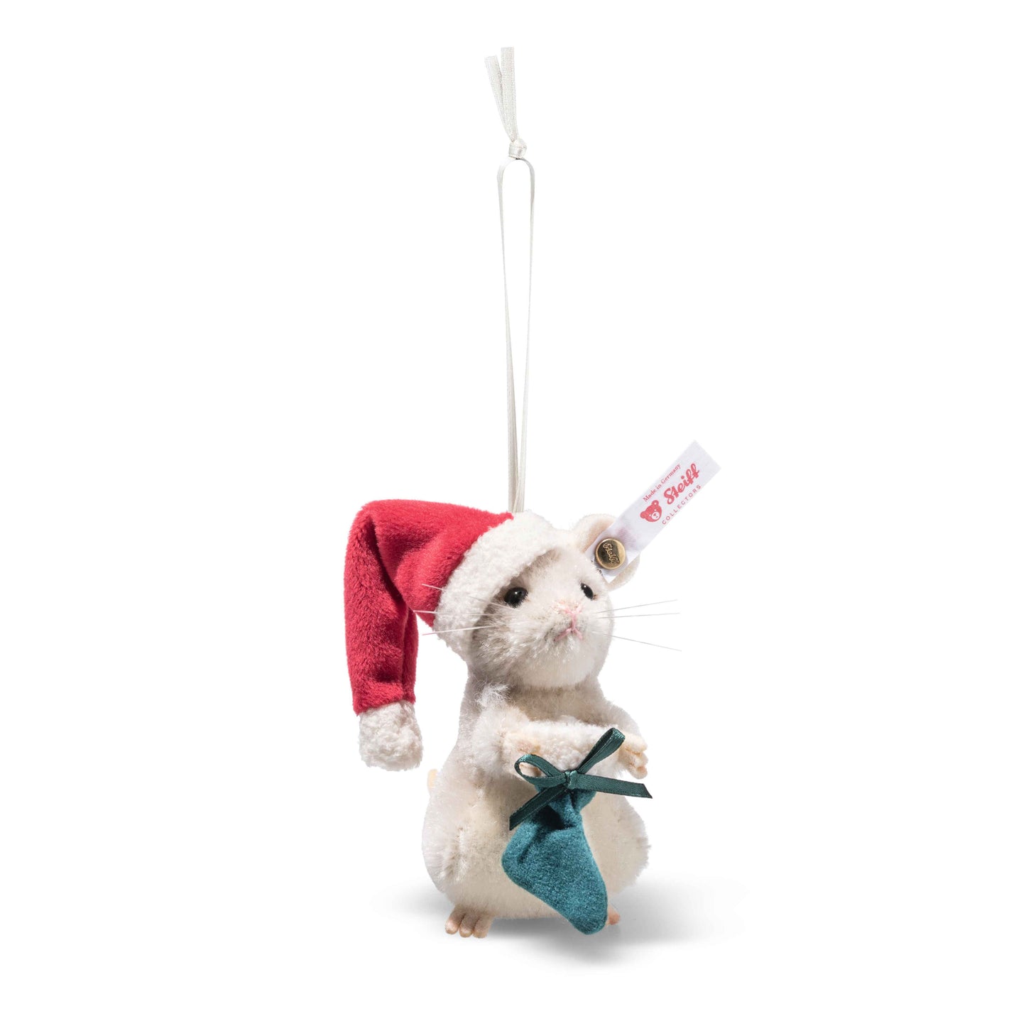 Steiff 005800 Weihnachtsmaus Ornament 8 cm
