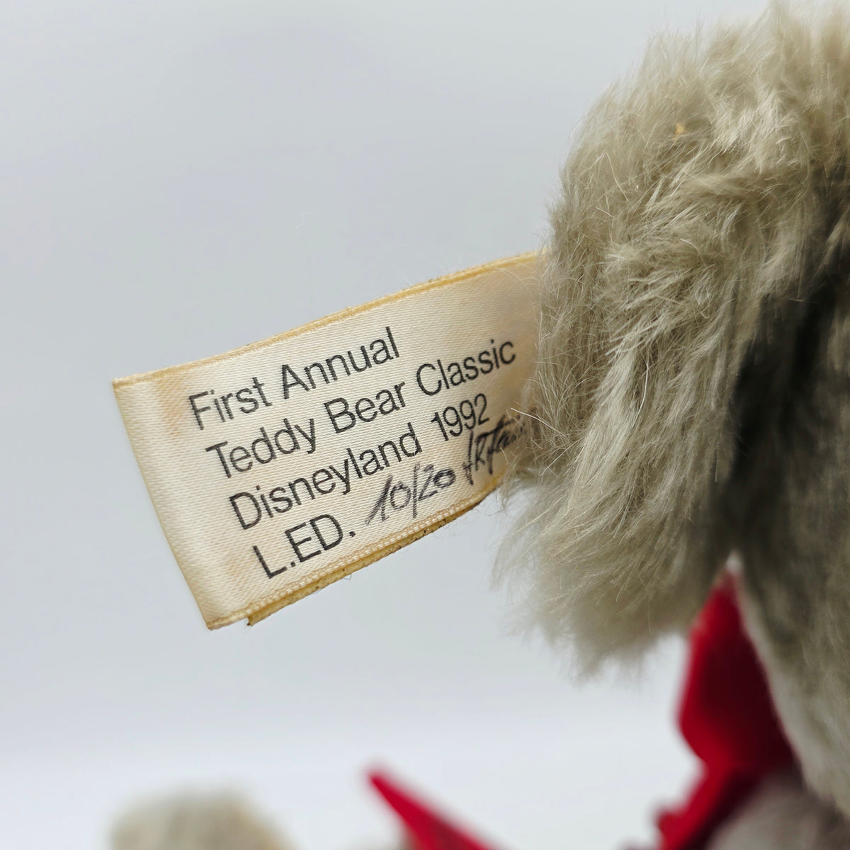 Steiff 011986 First Annual Teddy Bear Classic Disneyland 1992 60 cm limitiert 20 Exemplare