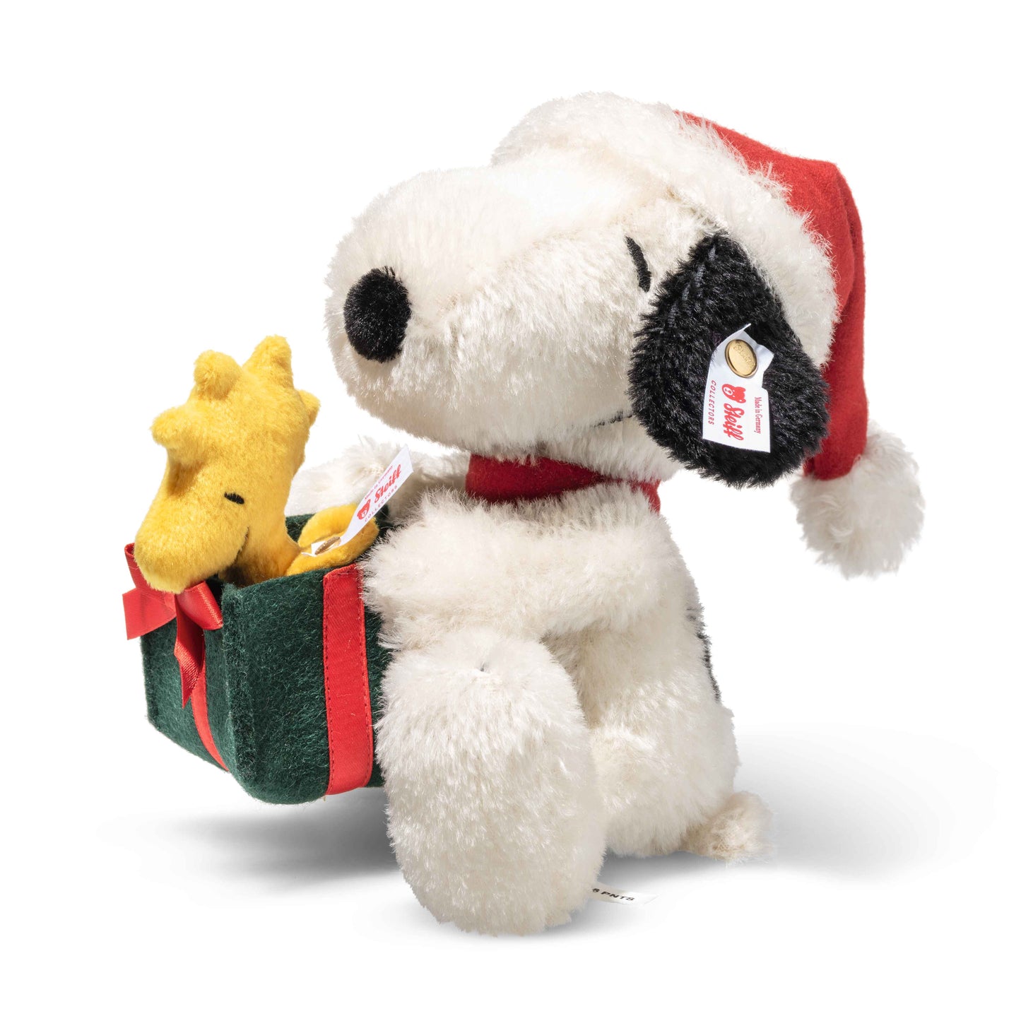 Steiff 356414 Snoopy mit Woodstock Weihnachtsedition