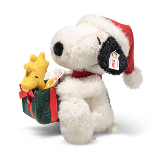 Steiff 356414 Snoopy mit Woodstock Weihnachtsedition