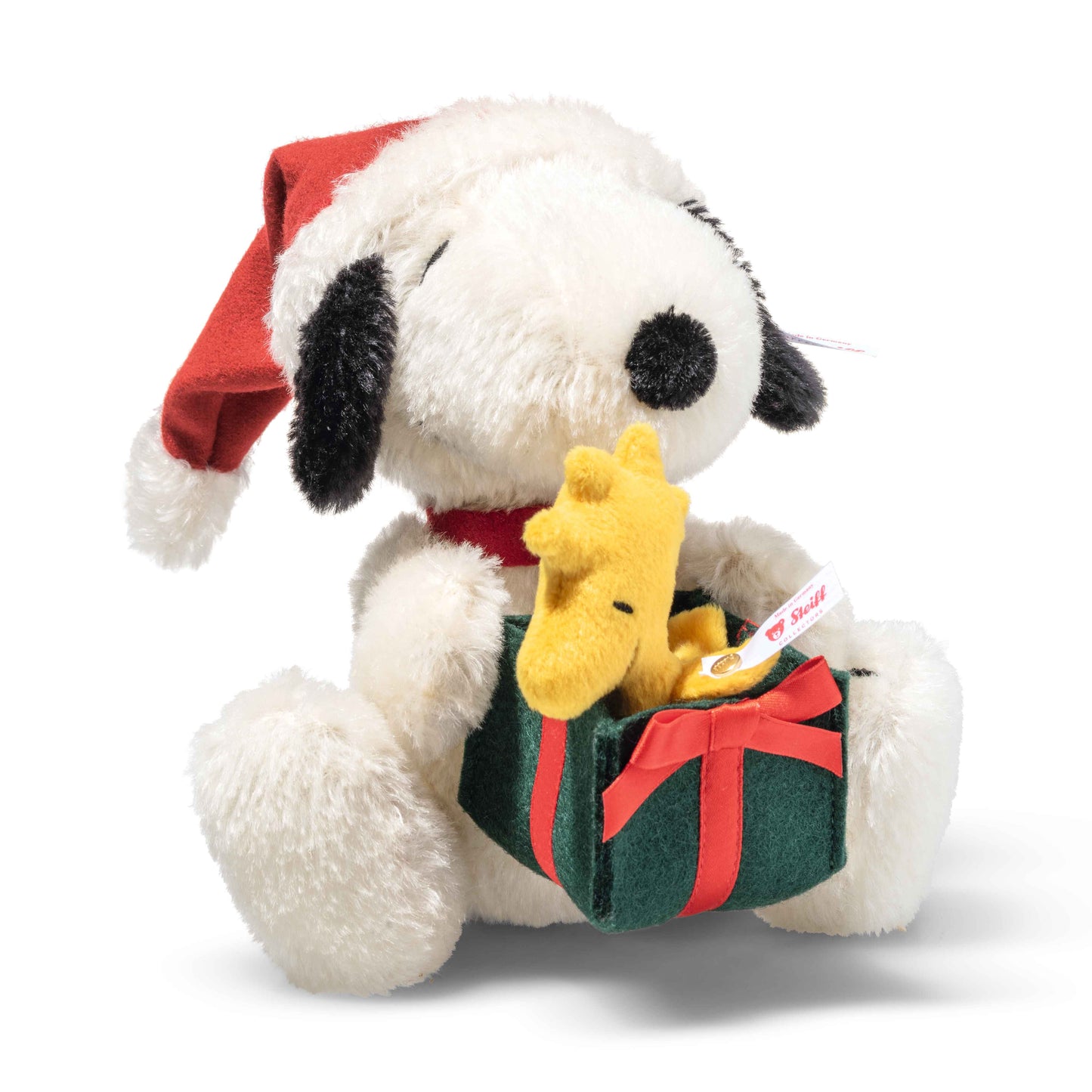 Steiff 356414 Snoopy mit Woodstock Weihnachtsedition