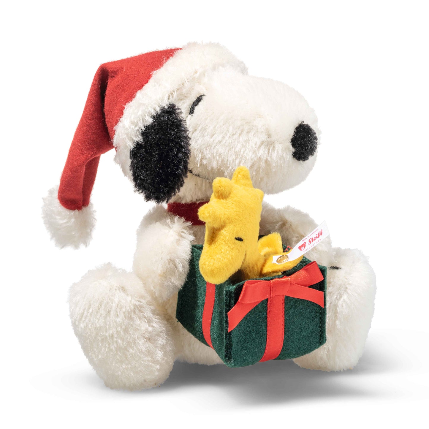 Steiff 356414 Snoopy mit Woodstock Weihnachtsedition