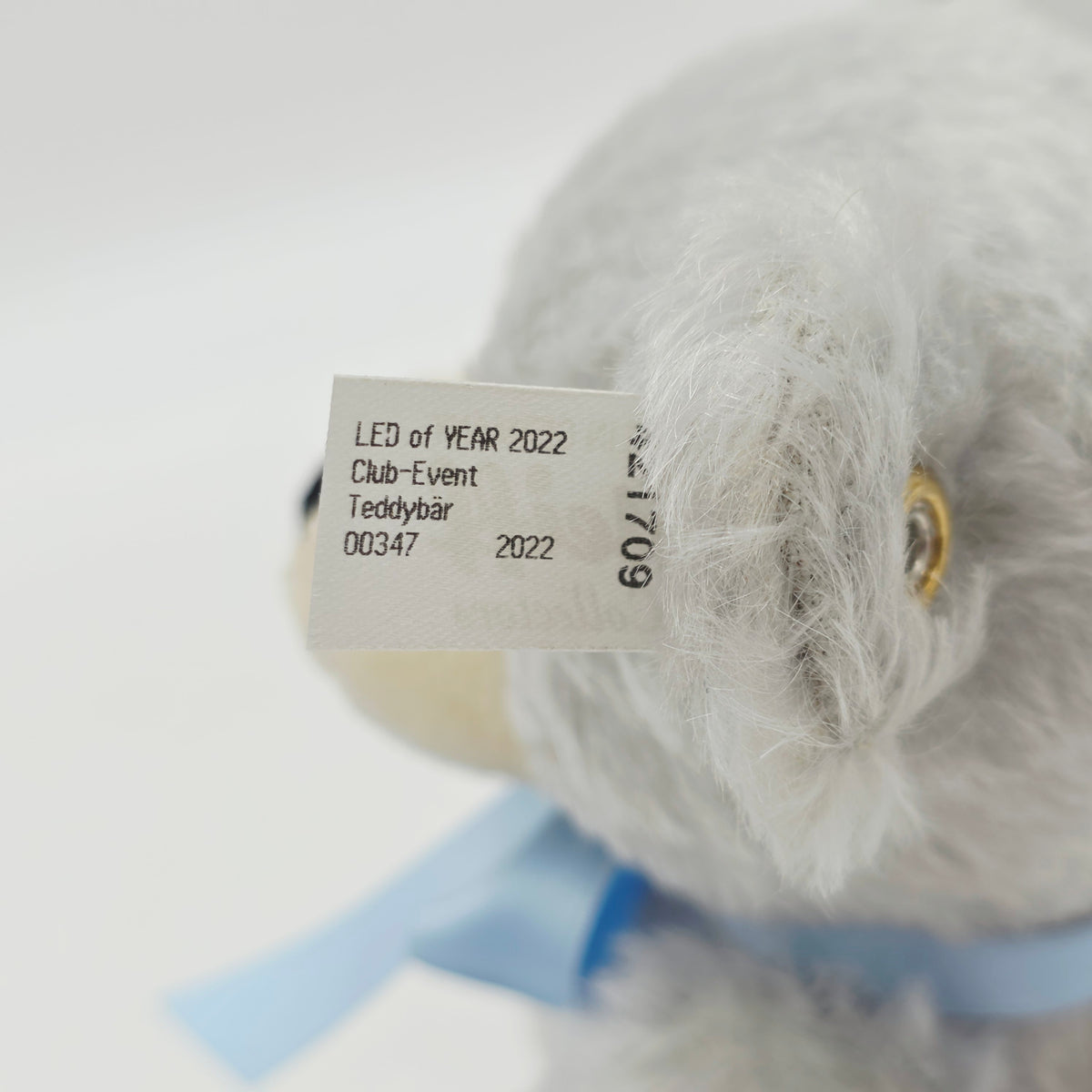 Steiff 421709 Teddybär Club Event 2022 eisblau 22 cm