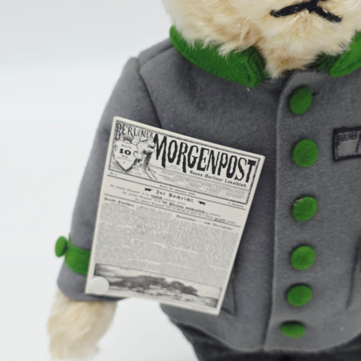 Steiff 655425 Berliner Morgenpost Teddybär