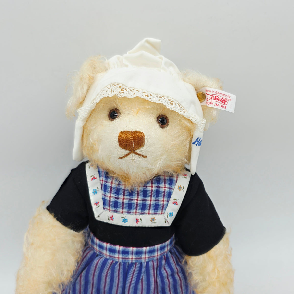 Steiff 661426 Meisje Beer Holland Teddybär mit Holzschuhen limitiert