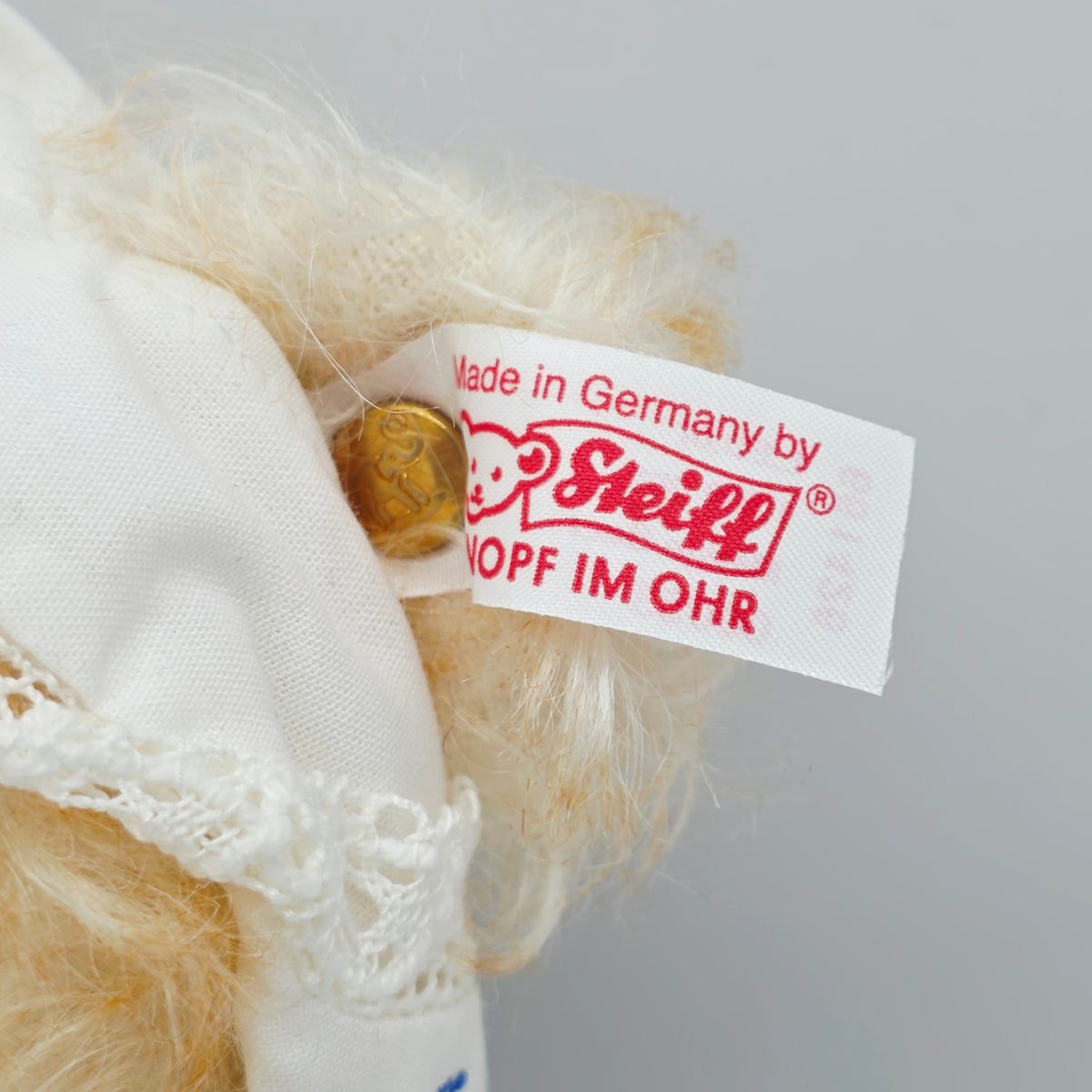 Steiff 661426 Meisje Beer Holland Teddybär mit Holzschuhen limitiert