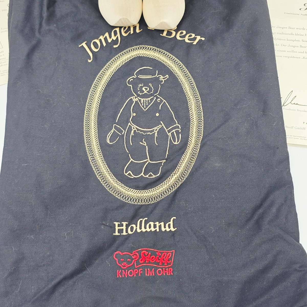 Steiff 662072 Jongen Beer Teddybär Holland 34 cm Jahr 2005 limitiert