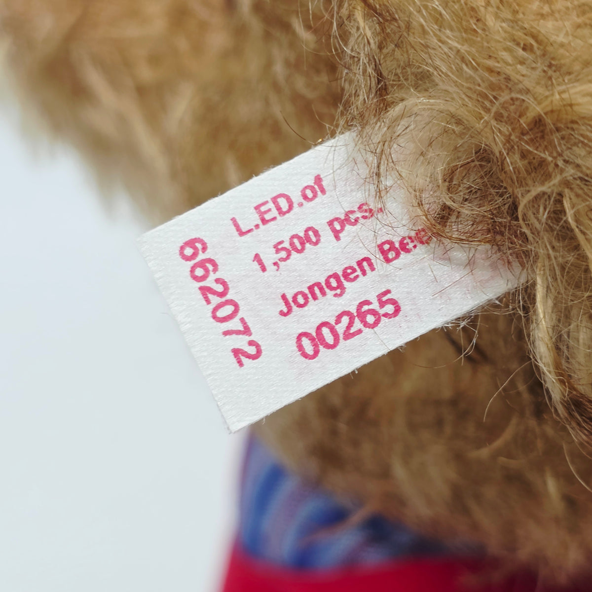 Steiff 662072 Jongen Beer Teddybär Holland 34 cm Jahr 2005 limitiert