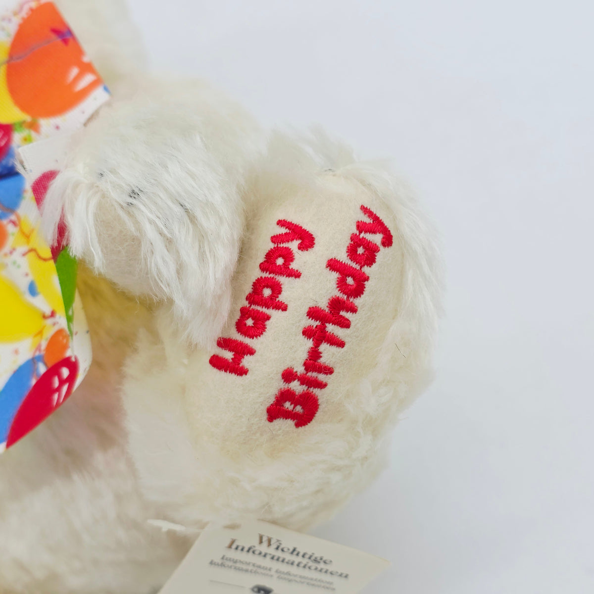 Steiff 665547 Happy Birthday Teddybär 25 cm Mohair