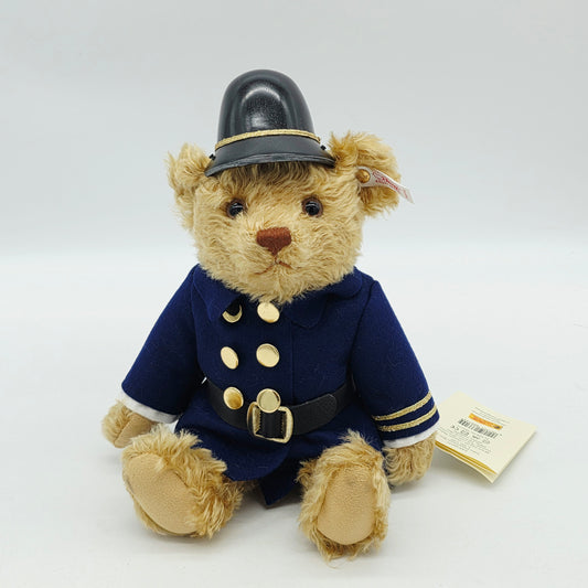 Steiff 666155 Polizei Kommissar Teddybär limitiert 1500 Jahr 2000