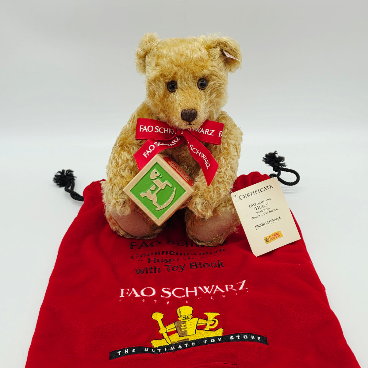 Steiff 667268 Teddybär Hugo 30 cm für FAO Schwarz limitiert