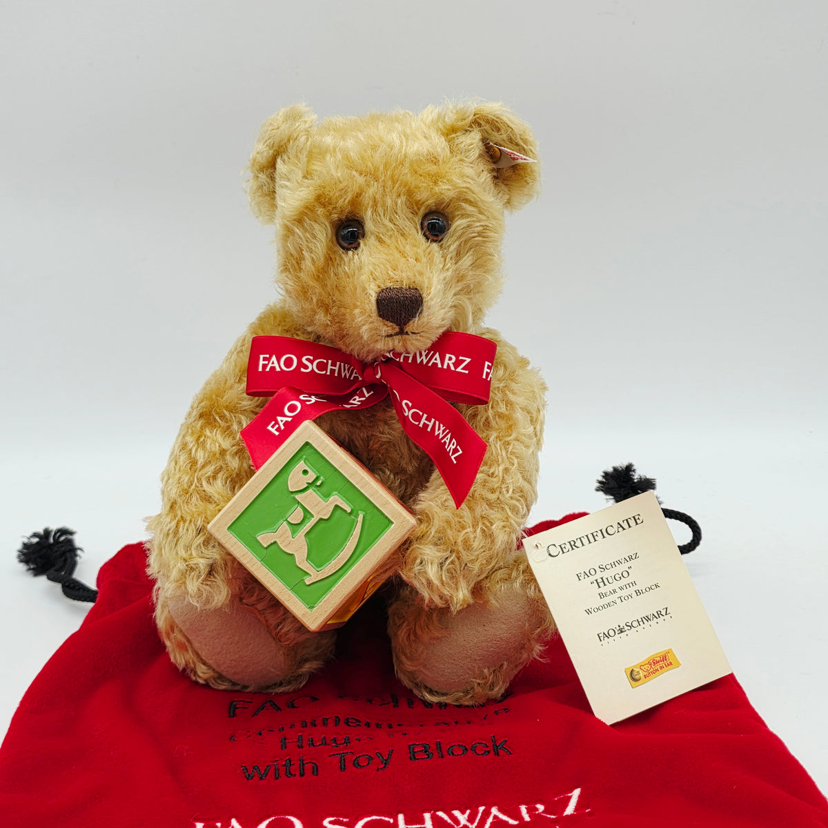 Steiff 667268 Teddybär Hugo 30 cm für FAO Schwarz limitiert