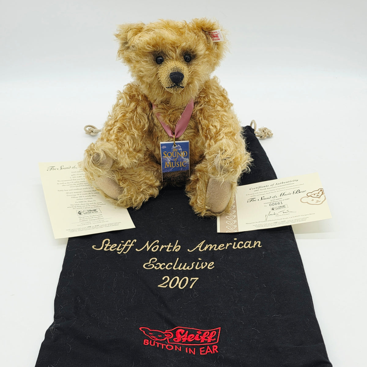 Steiff 668395 The Sound of Music Bear 33 cm Jahr 2007 limitiert