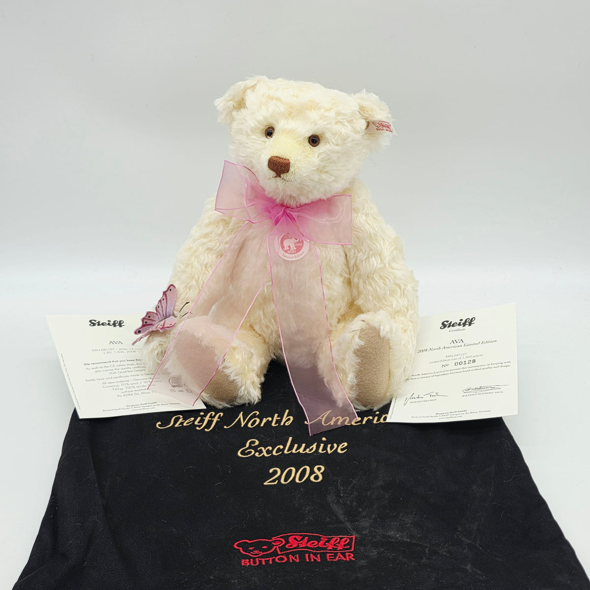 Steiff 681127 Ava Teddybär 33 cm Jahr 2008 limitiert