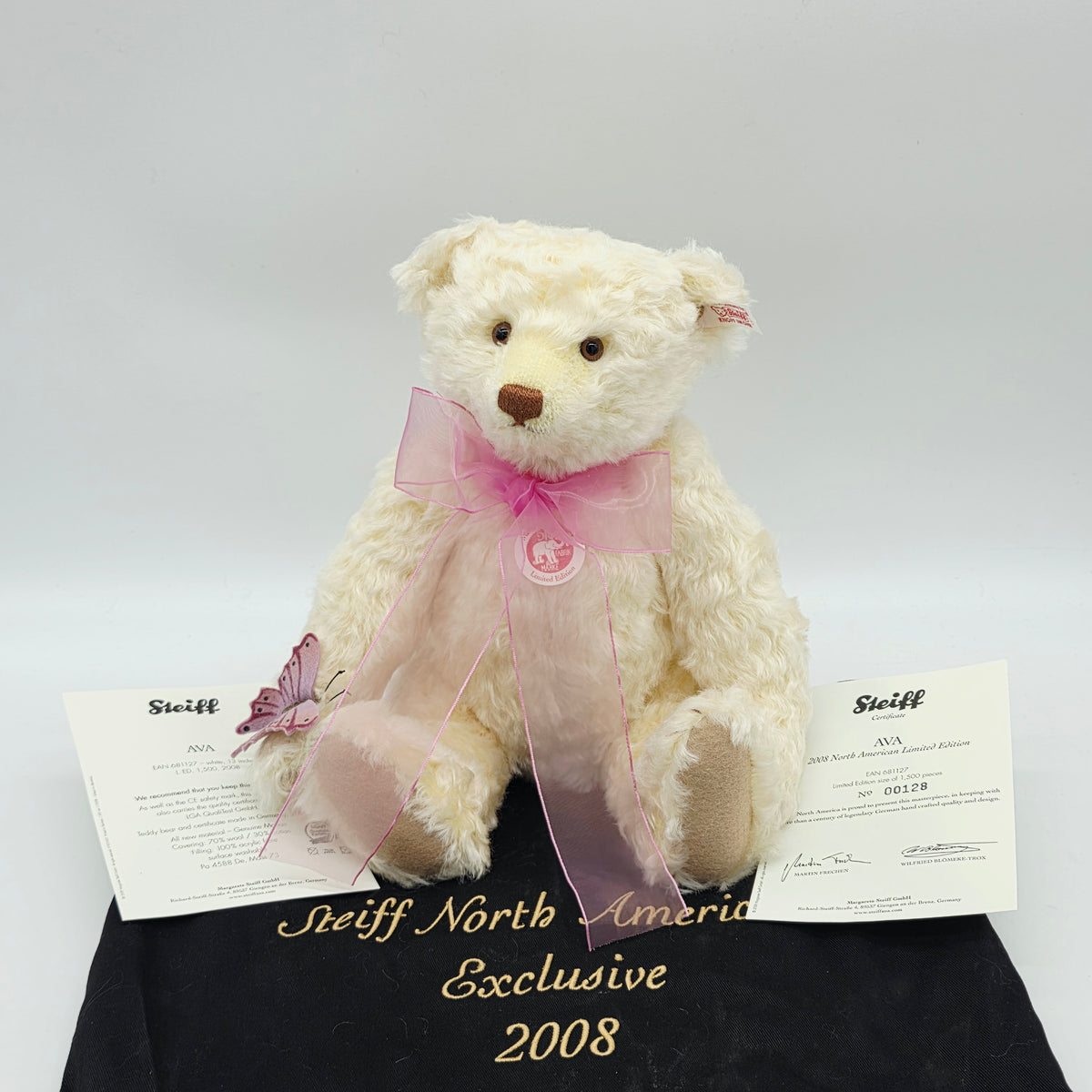 Steiff 681127 Ava Teddybär 33 cm Jahr 2008 limitiert