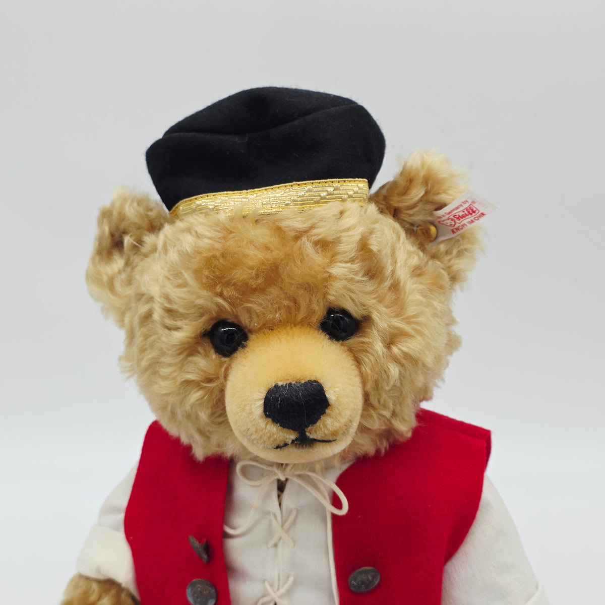 Steiff 994821 Bernhard der Postbräu Teddybär blond 34 cm