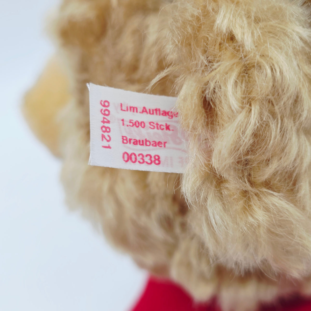 Steiff 994821 Bernhard der Postbräu Teddybär blond 34 cm