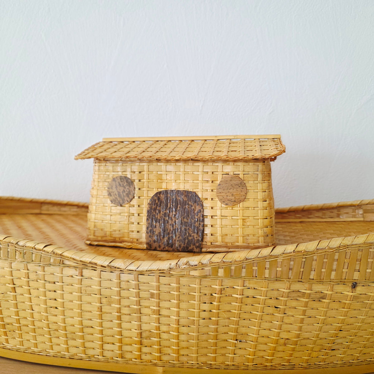 Steiff Arche Noah Schoff als Dekorationsobjekt ohne Teddybären und Tiere