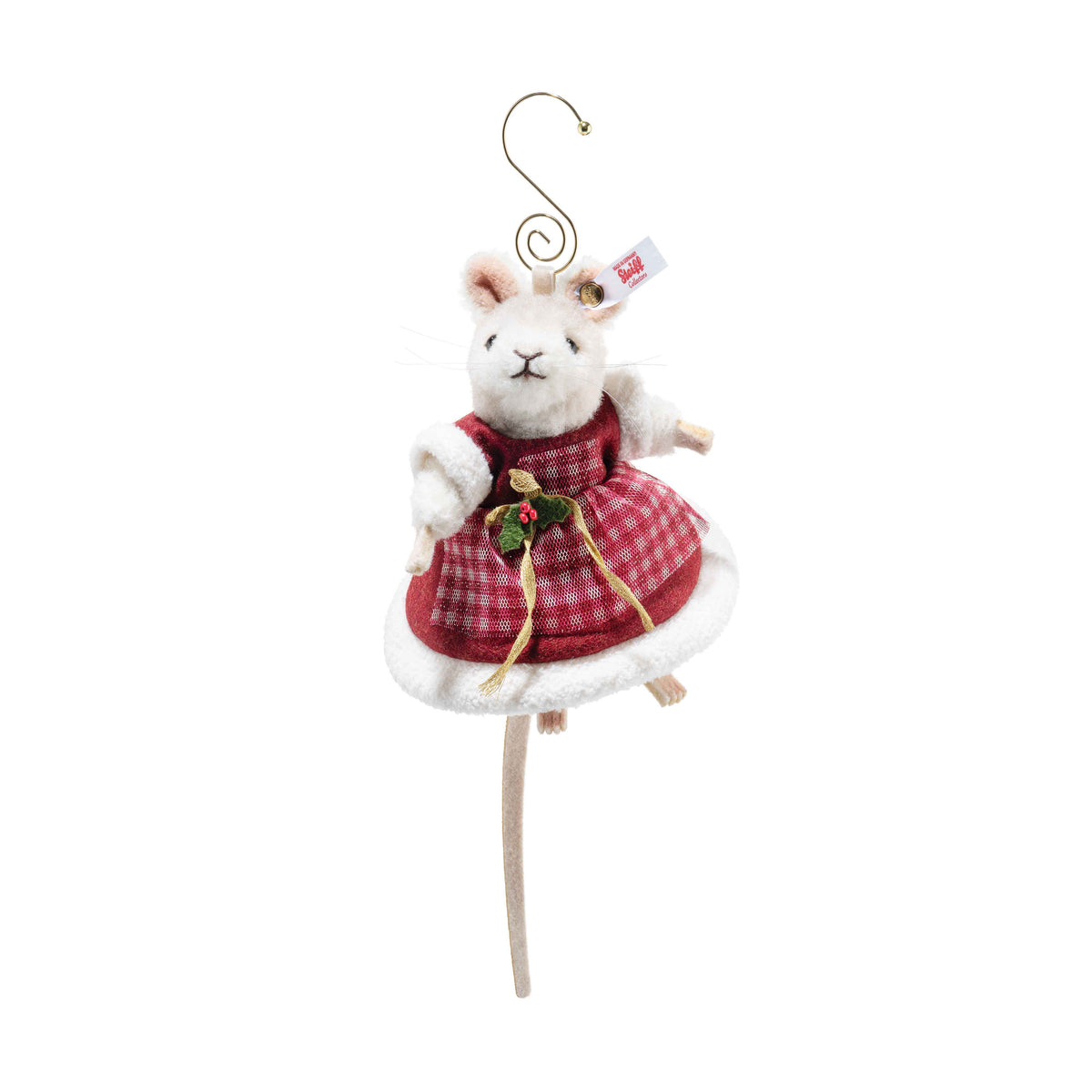 STEIFF 007453 MRS SANTA MAUS ORNAMENT