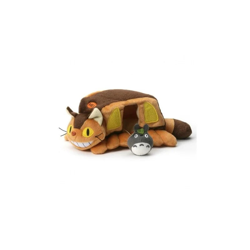 Studio Ghibli Katzenbus Haus mit Totoro Plüschfigur 24 cm Mein Nachbar Totoro
